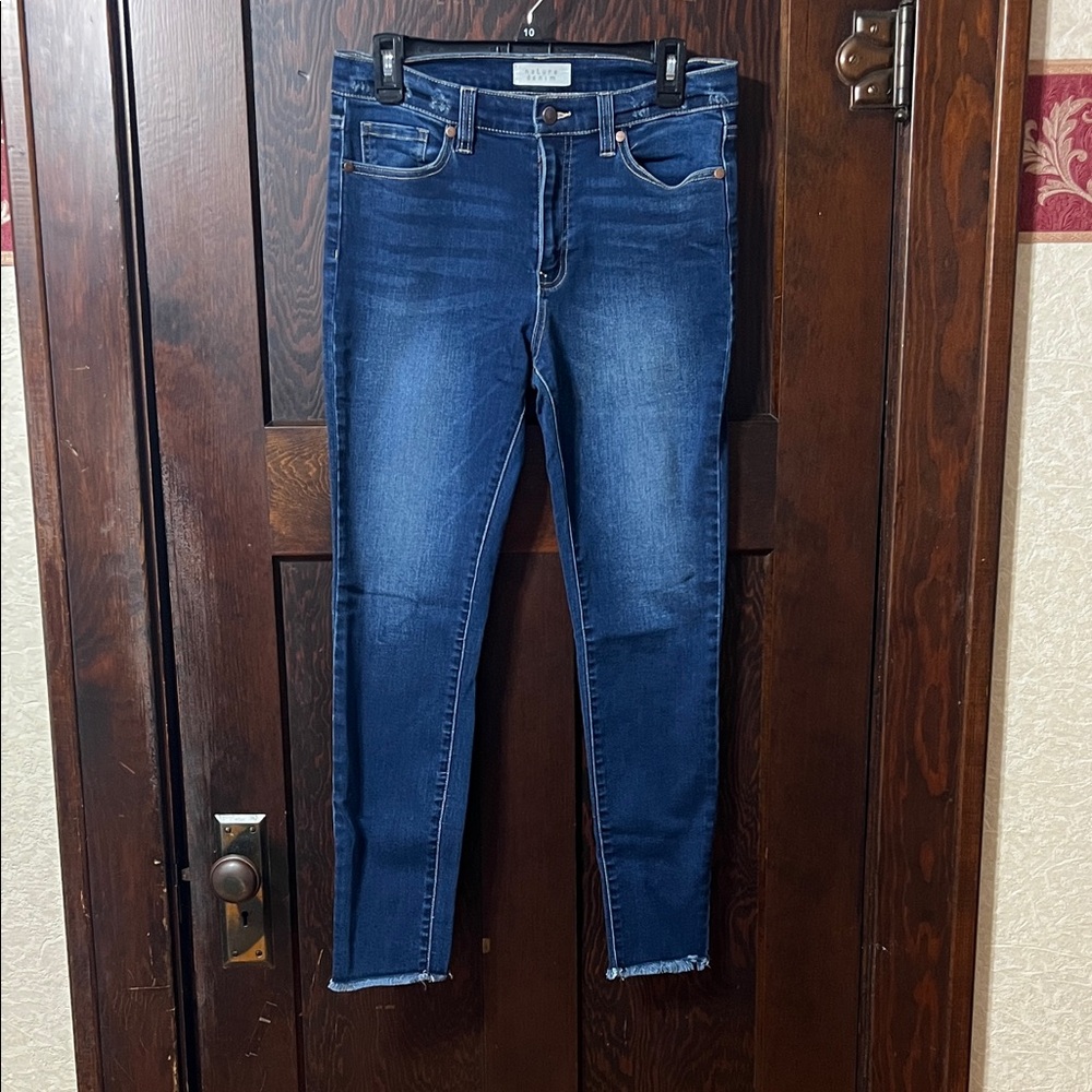 Nature Denim Dark Blue Skinny Jeans
